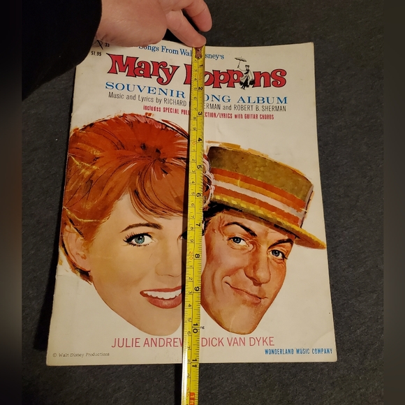Songs From Walt Disneys Mary Poppins Soivenir Song Album Book - Picture 5 of 6